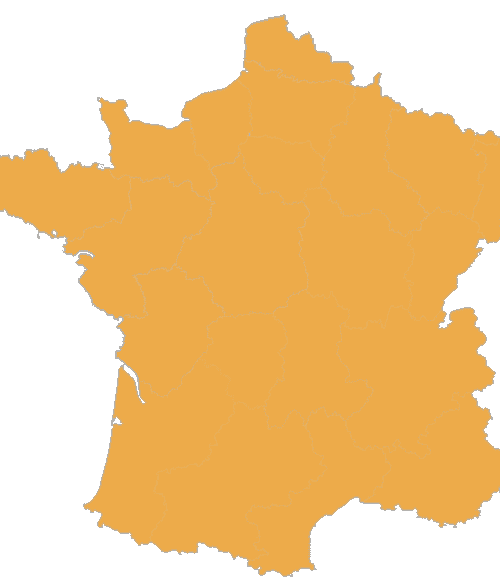 Carte de la France des installations de panneaux solaires faites par Master Energie